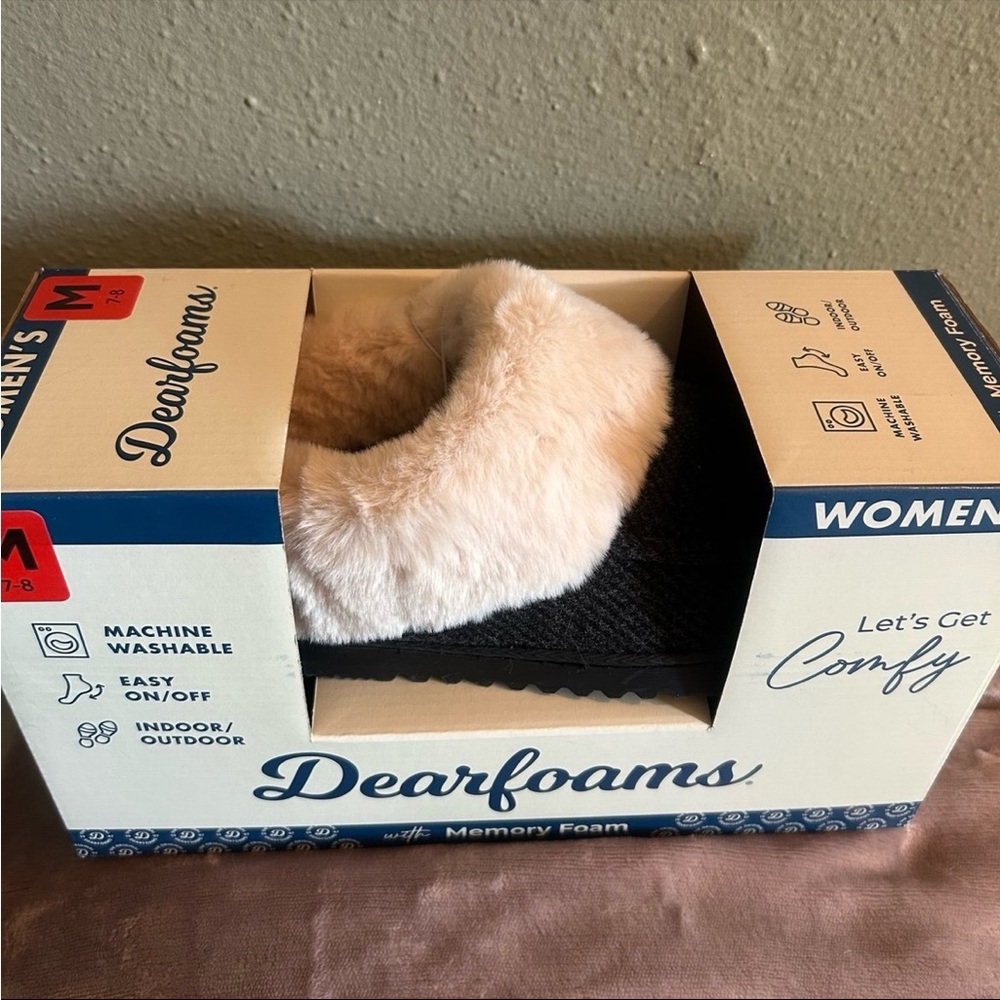 Dearfoams Women's Slip on Slippers